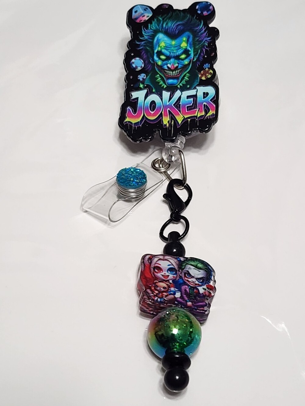 Joke Badge Reel Badge Clip Alligator Clip ID Holder Gift Retractable